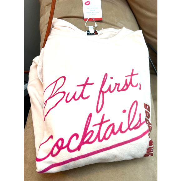 "But First Cocktails" Crewneck - Picture 2 of 3